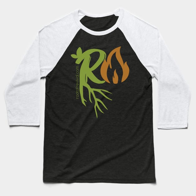 Root of Revival Official Logo Baseball T-Shirt by RootBible